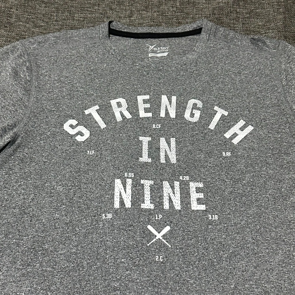 Old Navy Men's M Active Go Dry Strength In Nine T Shirt - Picture 4 of 8